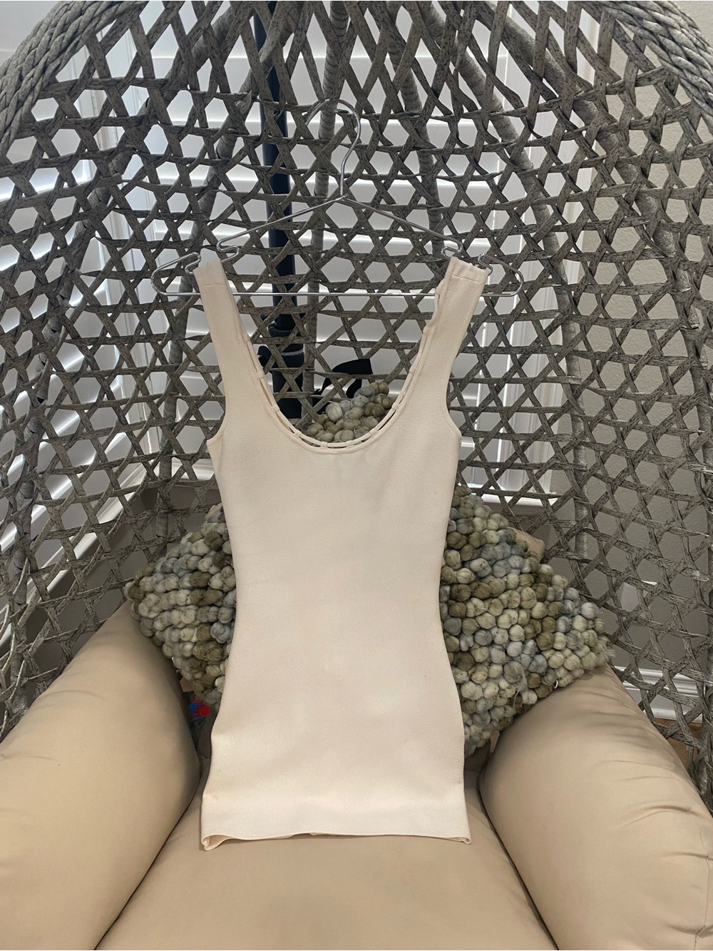 Marciano Beige Scoop Neck Camisole Tank